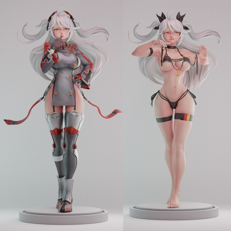 图片[1]-战舰少女R Prinz Eugen 3D打印图纸-3D模型免费分享